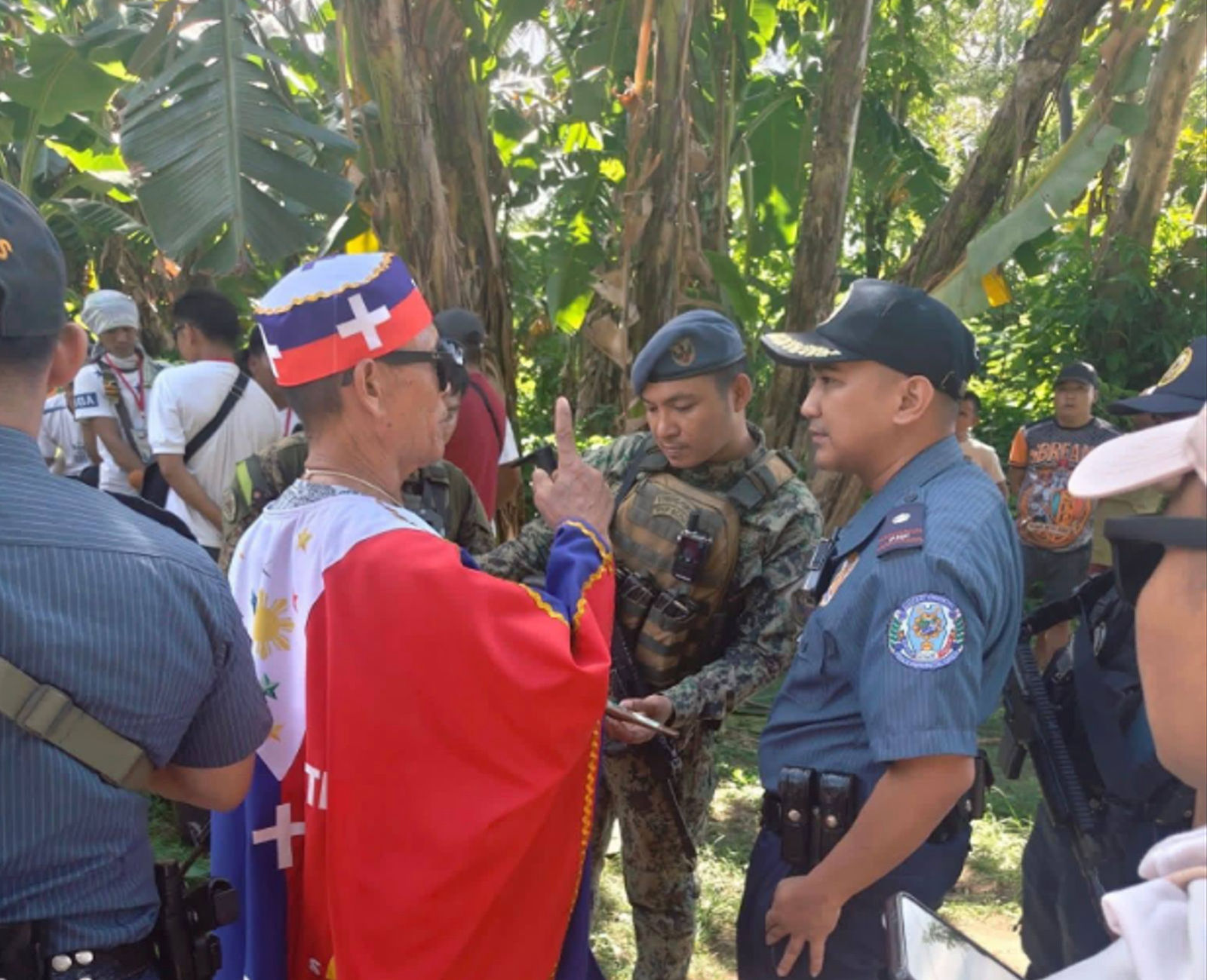 Group claiming ownership of the world sets up road barricade in Davao Oriental, authorities investigate